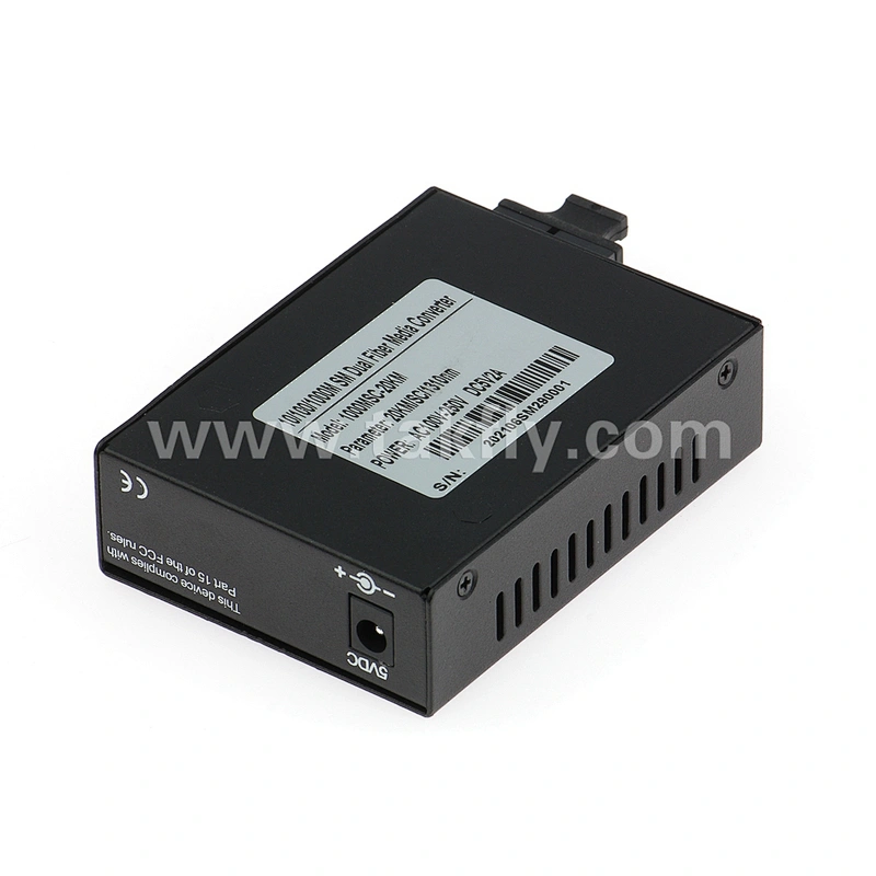 Gigabit 1000M SC Dual Fiber 1310nm 20Km Media Converter