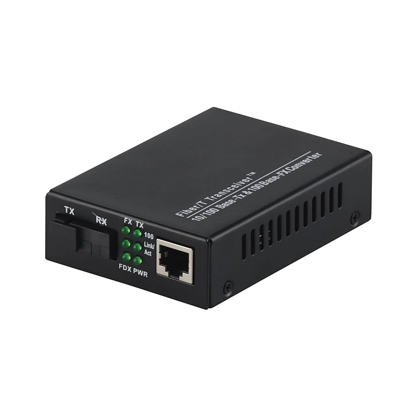 100M SC Single Fiber 1310/1550nm 20Km Media Converter