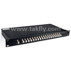 1U 19 Inch 18 Channel Rack Mount Fiber Optic Mux/Demux CWDM