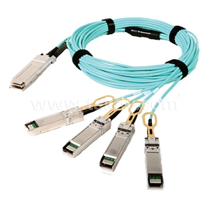 40G QSFP to 4X10G SFP + AOC(Active Optical Cable)