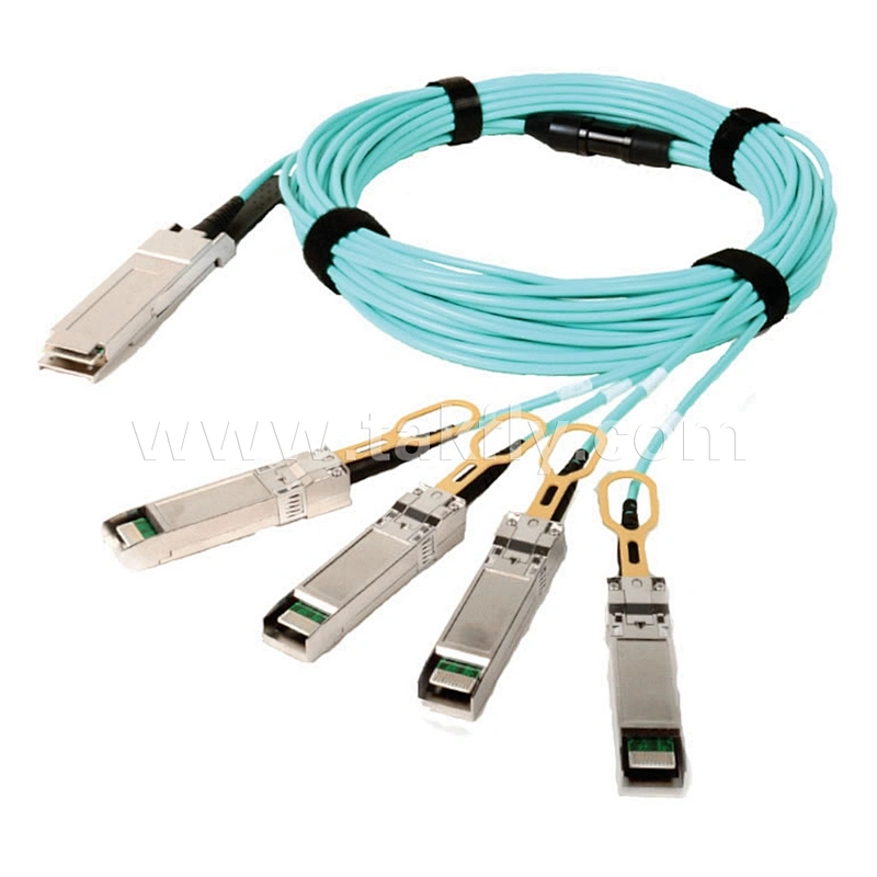 40G QSFP to 4X10G SFP + AOC(Active Optical Cable)