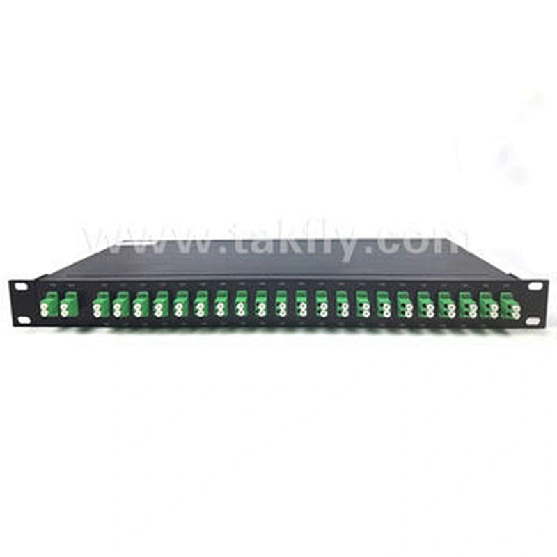 1U 19 inch Rack Mount Mux&Demux 40CH 100G Fiber Optic DWDM