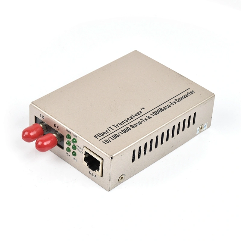 OEM 1000M ST Dual Fiber Optical Media Converter with LFP