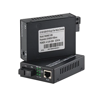10/100/1000M SC Single Fiber 1310/1550nm Media Converter