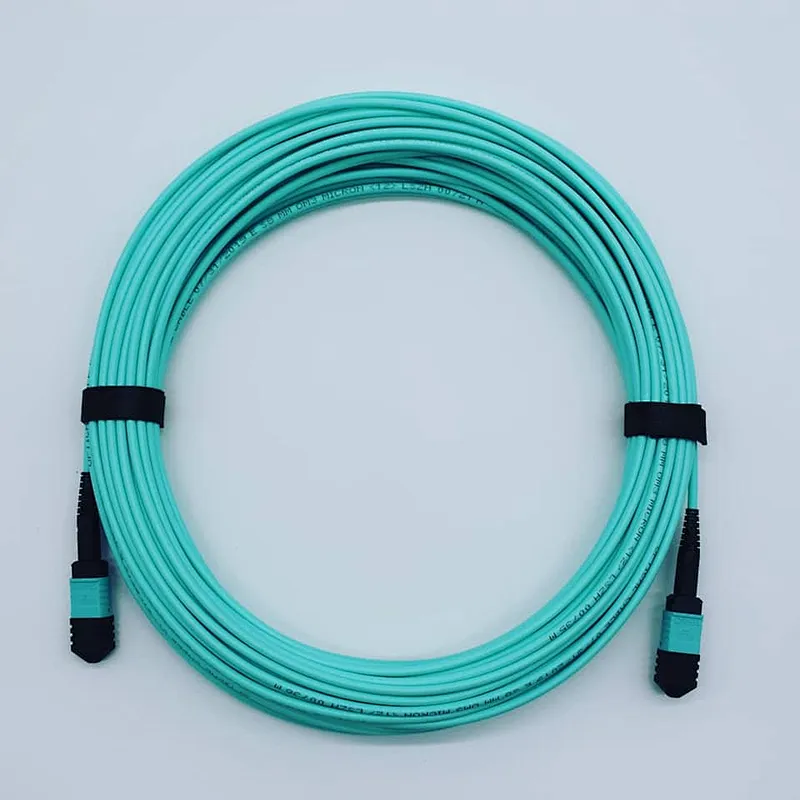 50/125 Multimode OM4 MPO Fiber Trunk Cable, 12 Fiber, Female, Type B, LSZH
