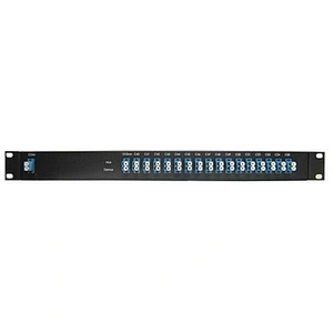 1U 19 inch Rack Mount Mux&Demux 16CH 100G Fiber Optic DWDM
