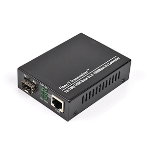 10/100/1000M SM MM SFP to RJ45 Media Converter
