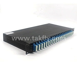 1U 19 inch Rack Mount Mux&Demux 40CH 100G Fiber Optic DWDM