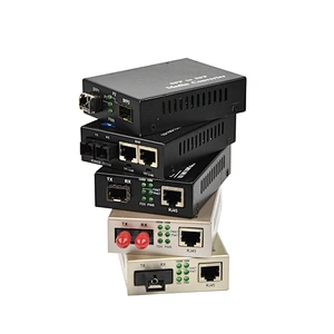 OEM 1000M ST Dual Fiber Optical Media Converter with LFP