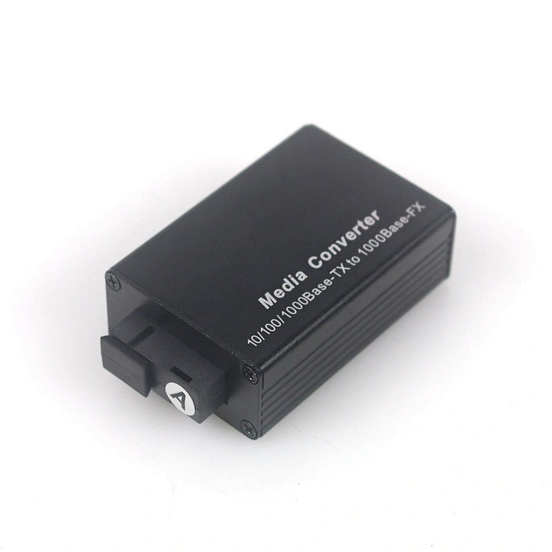 China Mini 10/100/1000M SC Single Fiber 1310/1550nm Media Converter