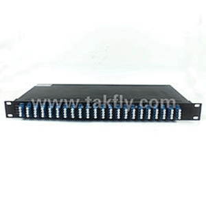 1U 19 inch Rack Mount Mux&Demux 80CH 100G Fiber Optic DWDM