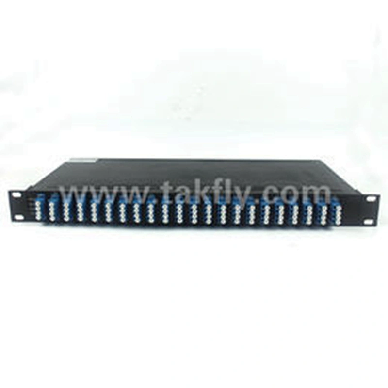 1U 19 inch Rack Mount Mux&Demux 80CH 100G Fiber Optic DWDM