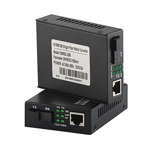 Fast Ethernet 10/100M SC Dual Fiber Media Converter