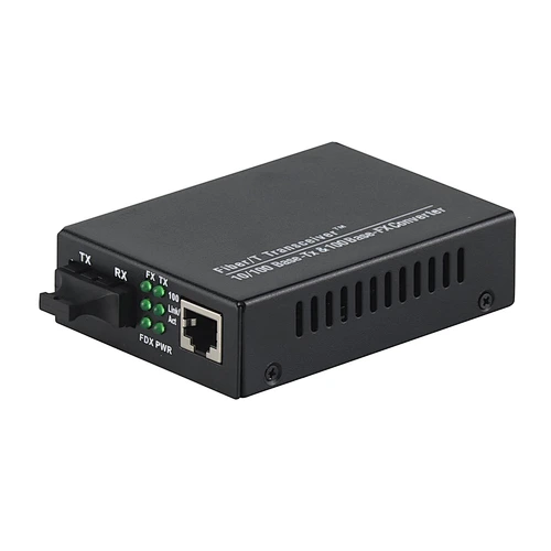 Fast Ethernet 10/100M SC Dual Fiber Media Converter