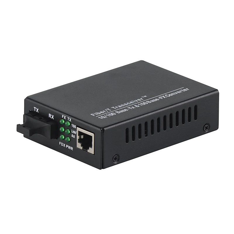Fast Ethernet 10/100M SC Dual Fiber Media Converter