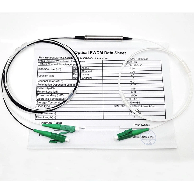 0.9mm SC/APC T1550 R1310/1490 FWDM