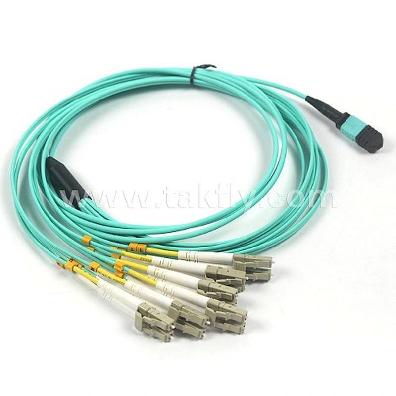 MPO to LC Female OM3 Multimode Elite Breakout Cable