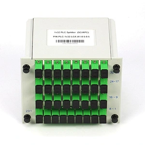 1x32 SC/APC Fiber Optical LGX Type PLC Splitter