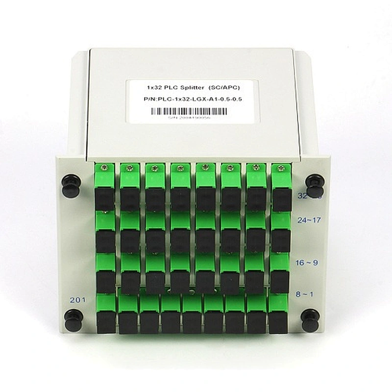 1x32 SC/APC Fiber Optical LGX Type PLC Splitter