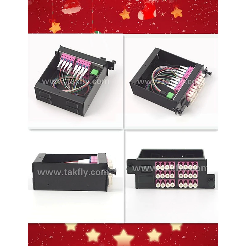 High-Density 1U 1152 cores MPO Patch Panel Fiber Optic MTP Cassette