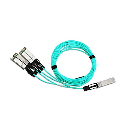 100G QSFP28 to 4xSFP28 Active Optical Cable