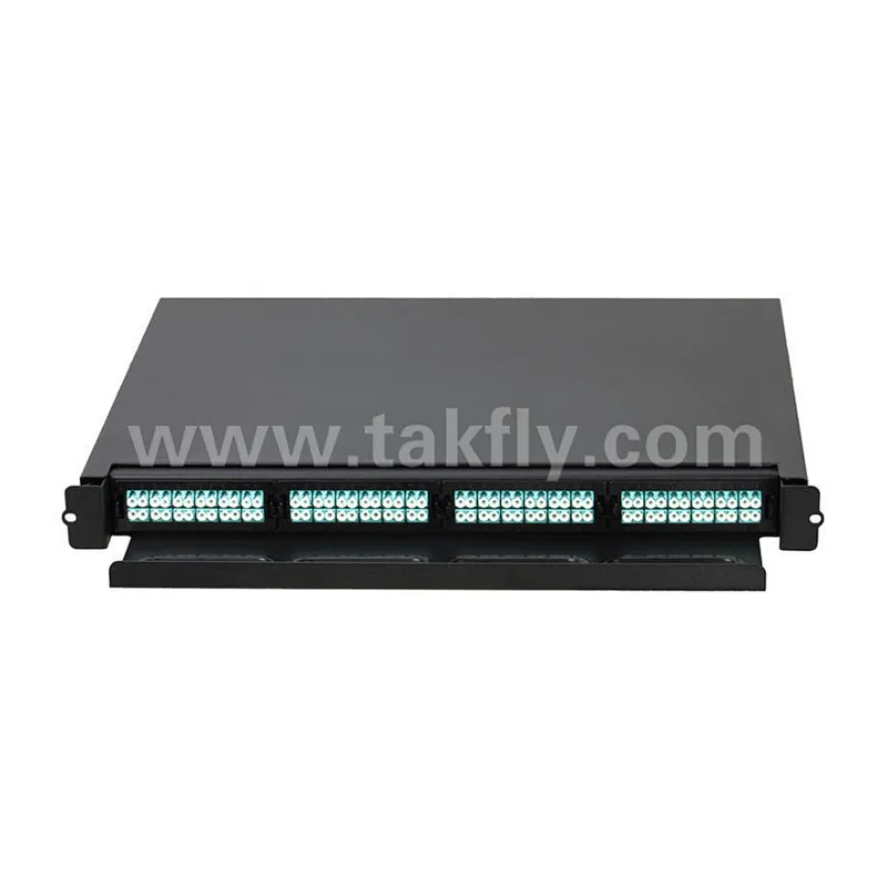 1U Chassis 96 Cores MTP LGX MPO Cassette Management Patch Panel