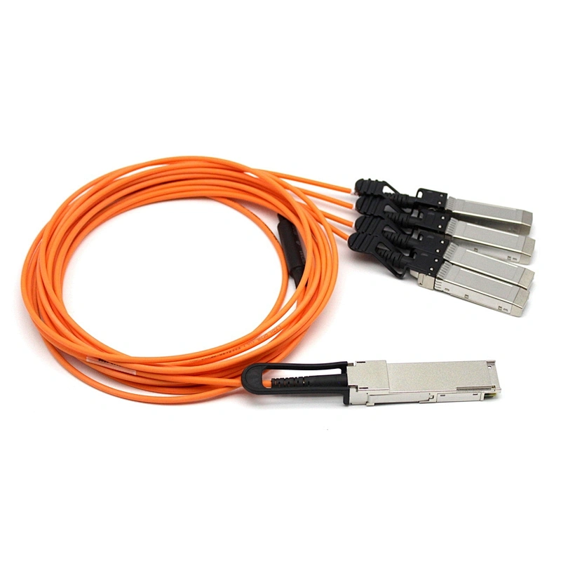 100G QSFP28 to 4xSFP28 Active Optical Cable