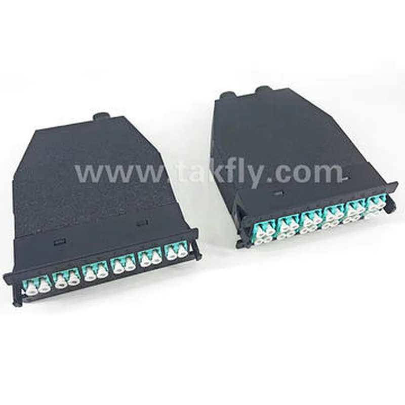 High Density 12 LC Duplex 24 Cores MTP LGX Cassette,MPO Fiber Optic Cassette Module