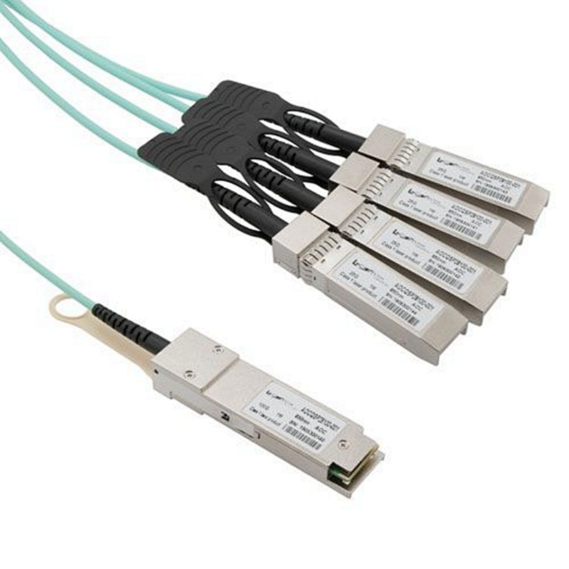 100G QSFP28 to 4xSFP28 Active Optical Cable