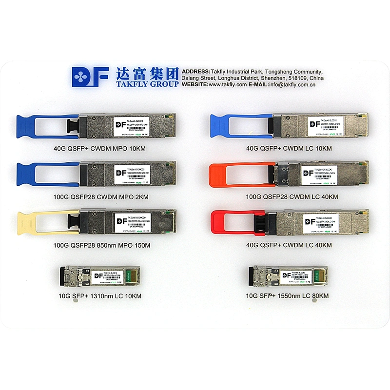 Latiguillo MPO-MPO, fibra multimodo OM3, fibra de 12 núcleos para transceptores QSFP + Compatible con MTP