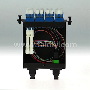 32 Core CS MPO-LC Connector LSZH with LGX MPO Cassette