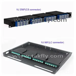 Customized MPO/MTP®-24 Cassette, 24 Fibers OM4 Multimode, Type A, MTP® to12x LC Duplex (Aqua), 0.35dB max