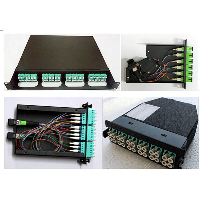 FHD MPO/MTP®-24 Cassette, 24 Fibers OS2 Single Mode, Type A, MTP® to 12x LC Duplex (Blue), 0.35dB max
