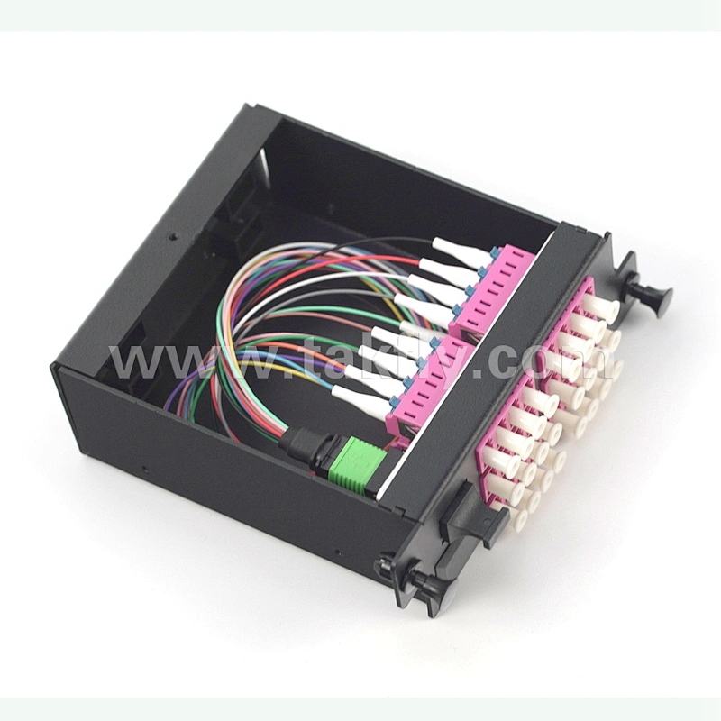 Elite 1U 1152 MPO Cores Rack Mount Panel  Fiber Optic MTP Cassette Patch Panel