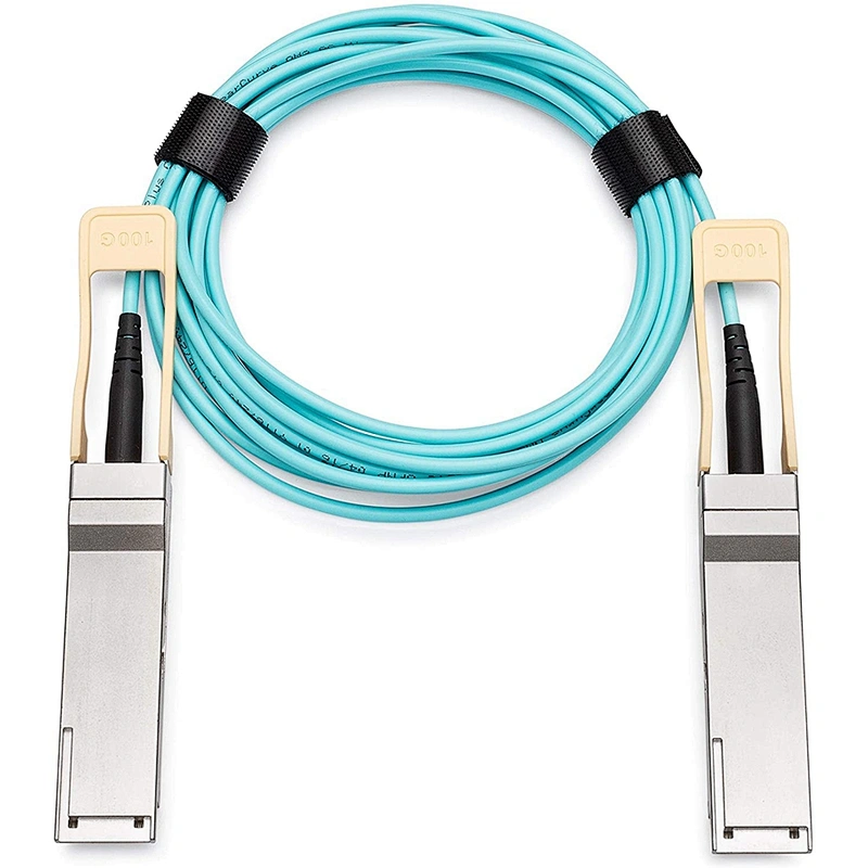 100G QSFP28 to 100G QSFP28 + Aoc (Active Optical Cable)