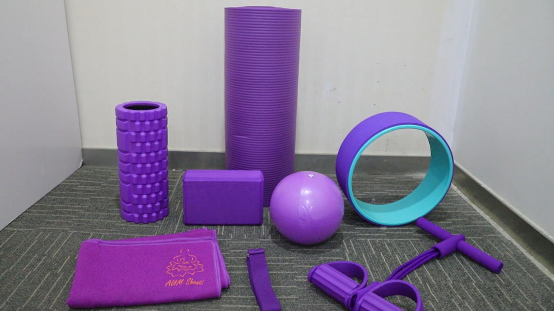 Best 8 in 1 yoga mat cheap set for yoga exercises
