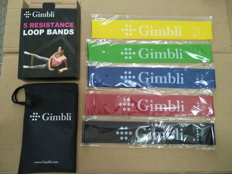 Customized bulk resistance bands Finished -Ready To Ship To USA