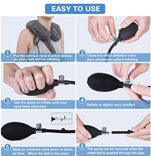 inflatable neck pillow