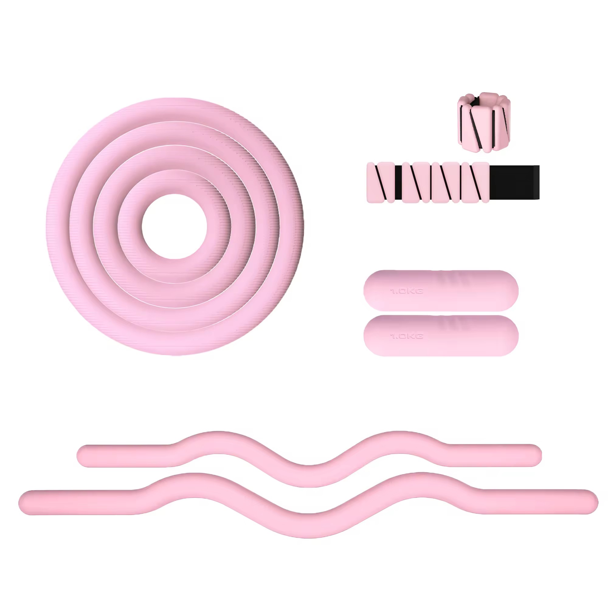 Pink weights