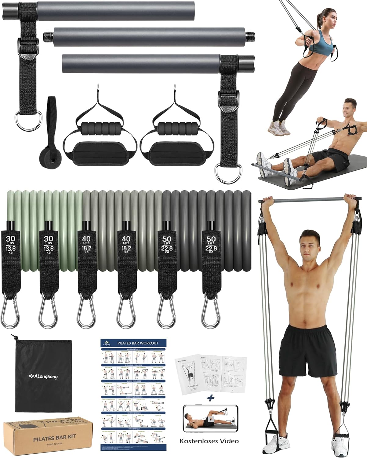 resistance bands bar