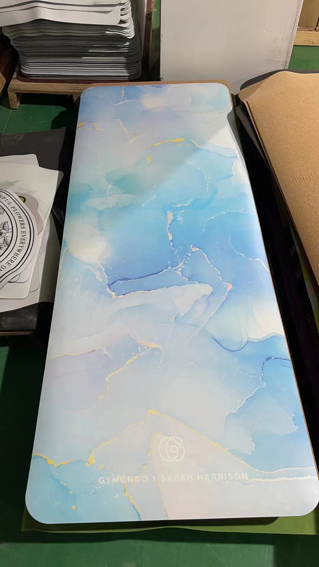 PU yoga mats printing