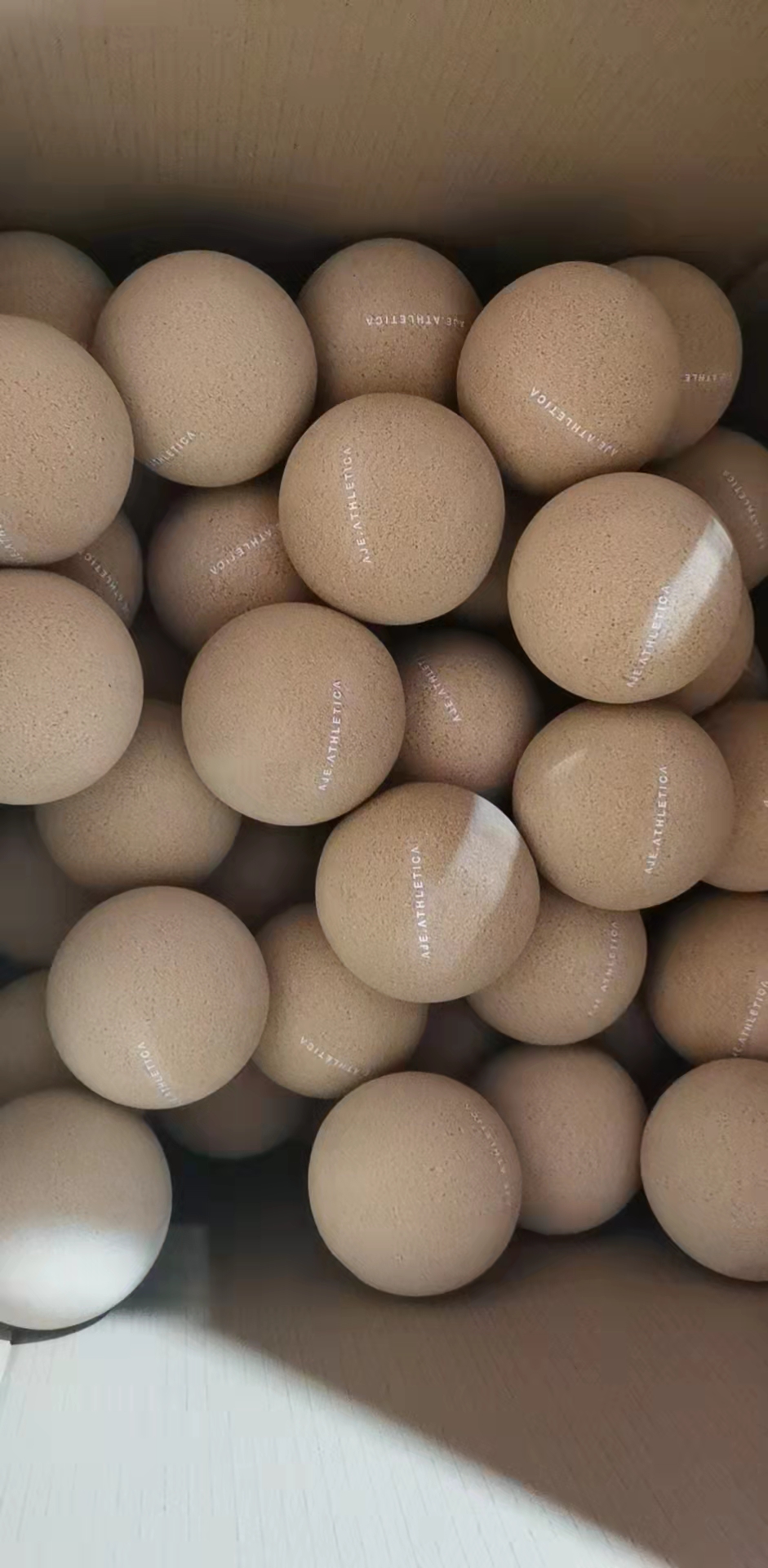 logo printed cork balls