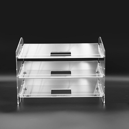 Three layer Acrylic clear Keyboard Display keyboard organizer for Mechanical Keyboard Display