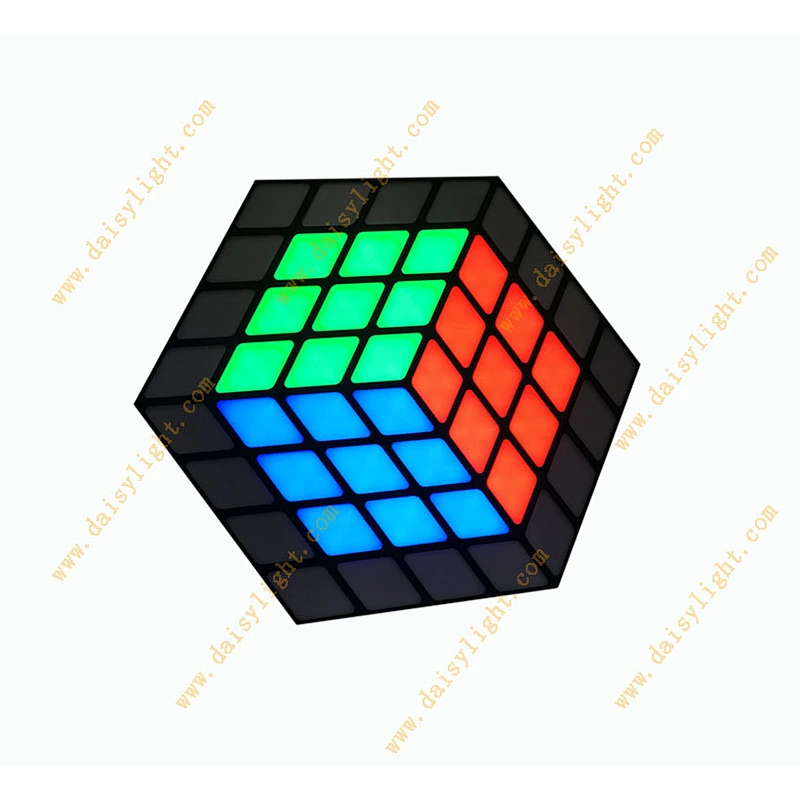 2019 guangzhou manufacture party192PCS 3IN1 RGB LED project cube light
