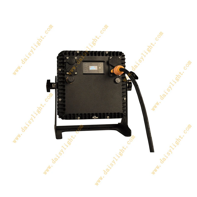 Waterproof square housing Dot matrix 15W RGBW 4IN1 LED DJ lights