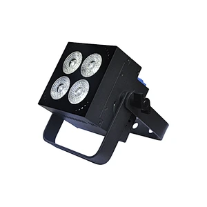 DMX Indoor Mini LED Flat Par Stage Light 4x12w RGBWA UV WS1204