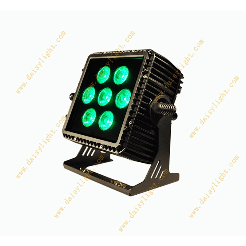 New design IP65 square waterproof outdoor par light with bulit-in battery