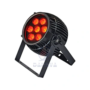Outdoor rechargeable wireless par can light with flight case