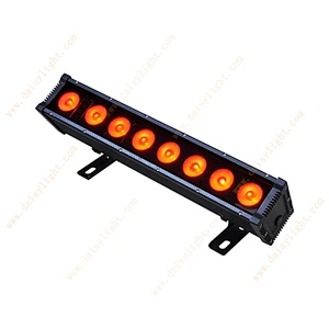 12w rgbW dmx led wall washer light stage light bar