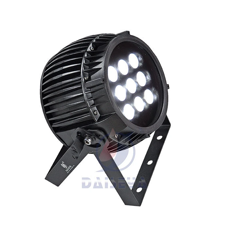 New product ideas 2019 wireless battery powered 9x8w 4in1 flat outdoor led par